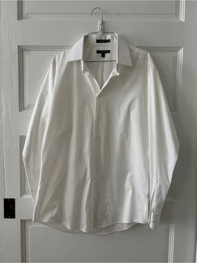 Nordstrom Rack Men's White Cotton Dress Shirt